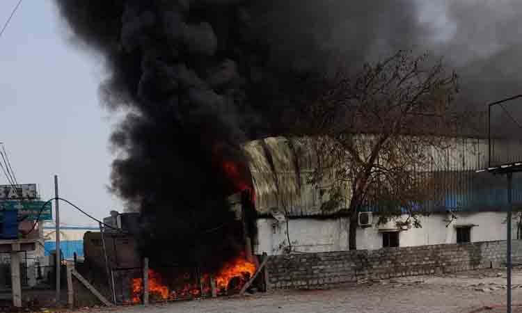 Crime news | టైర్ల దుకాణంలో అగ్ని ప్రమాదం.. కాలి బూడిదైన సామగ్రి