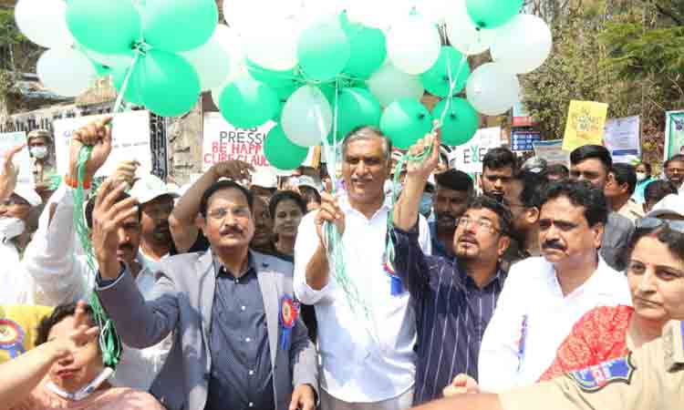 World Glaucoma Day | అవగాహనే అసలైన ఔషధం : మంత్రి హరీశ్‌రావు