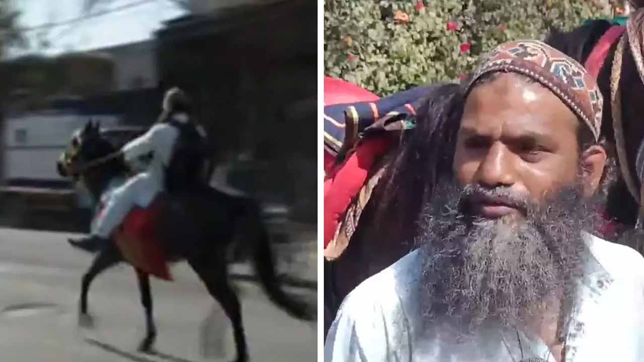 VIRAL VIDEO: పెట్రోల్ ధ‌ర‌లు పెరగ‌డంతో బైక్ ప‌క్క‌కు ప‌డేసి గుర్రంపై కాలేజీకి వెళ్తున్న ల్యాబ్ అసిస్టెంట్‌.. ఎక్క‌డంటే?