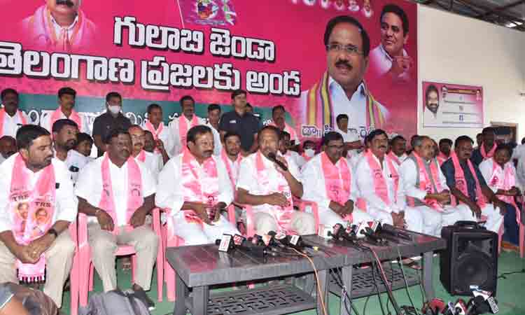 మంత్రి శ్రీనివాస్‌ గౌడ్‌కు అండగా ఉంటాం : ఎమ్మెల్యే లక్ష్మారెడ్డి