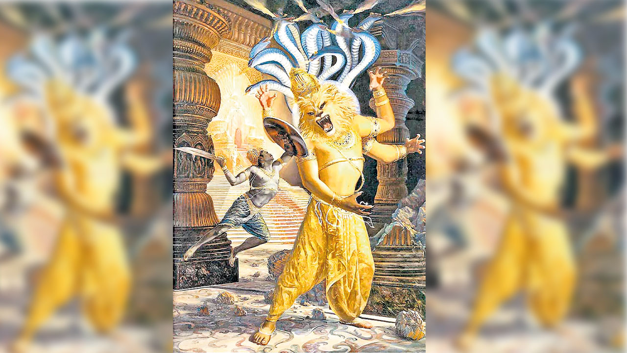 Yadadri Laxmi narasimha Swamy | పోతన పోతపోసిన నరసింహుడు ఎలా ఉంటాడంటే..