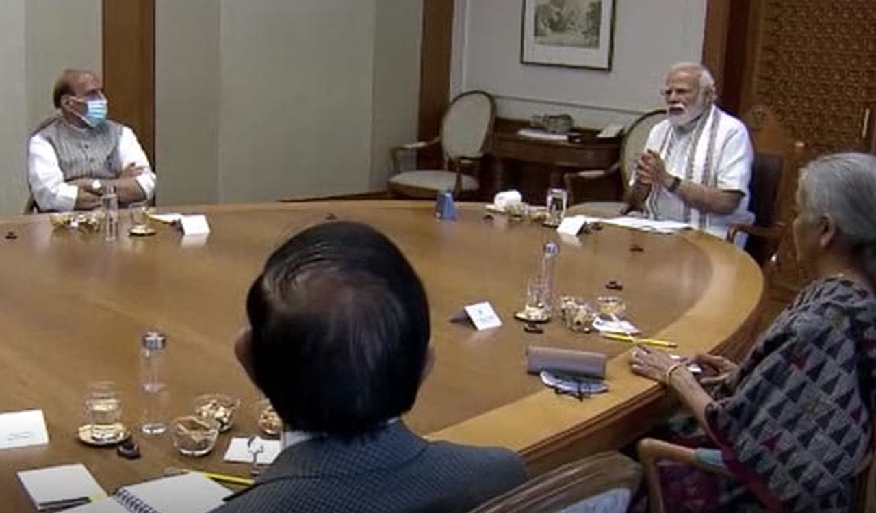 Modi | దేశ భ‌ద్ర‌త‌పై ప్ర‌ధాని మోదీ అత్యున్న‌త స్థాయి స‌మావేశం