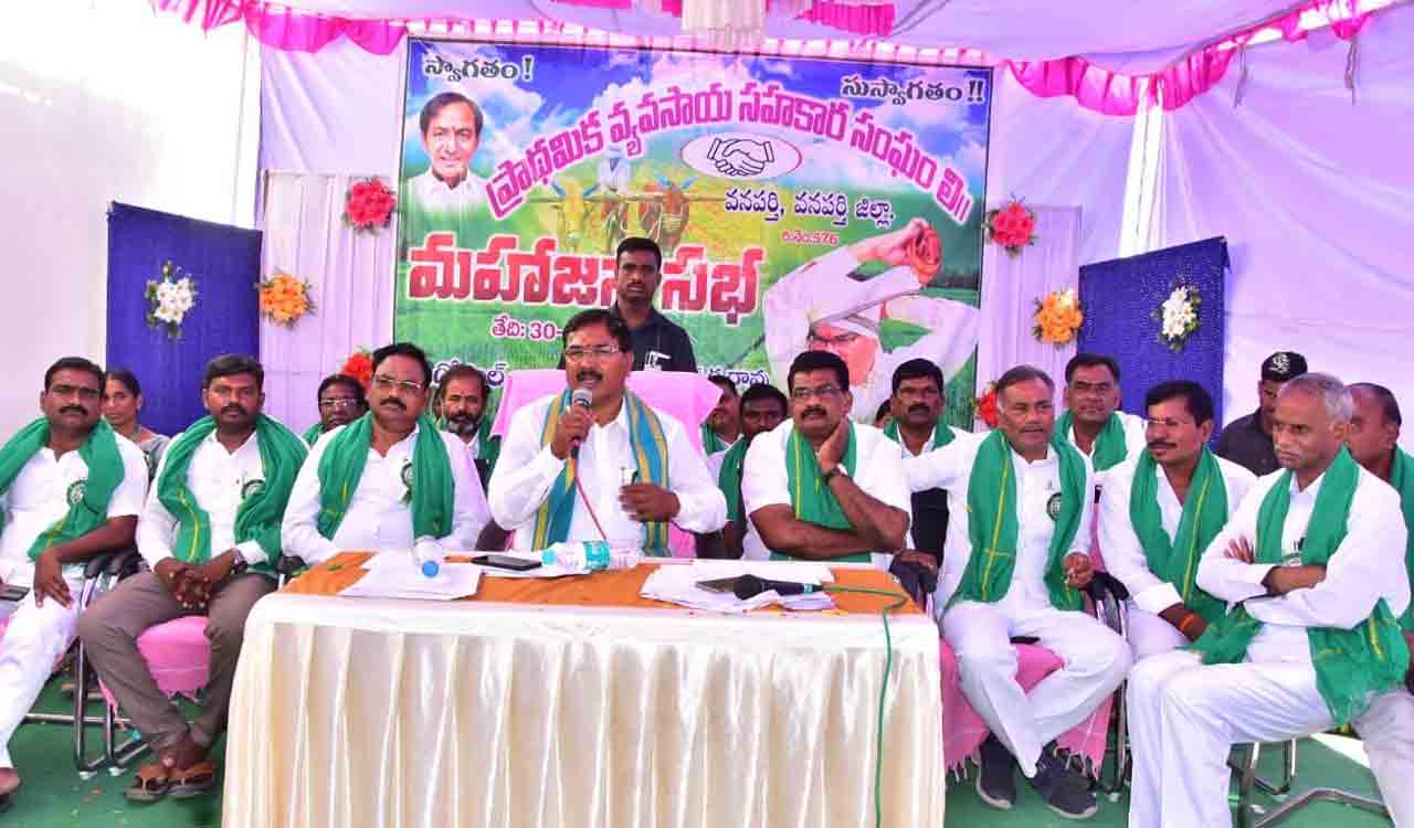 రైతులు ఆర్థికంగా ఎదుగాలన్నదే సీఎం కేసీఆర్‌ ఆశయం : మంత్రి నిరంజన్‌రెడ్డి