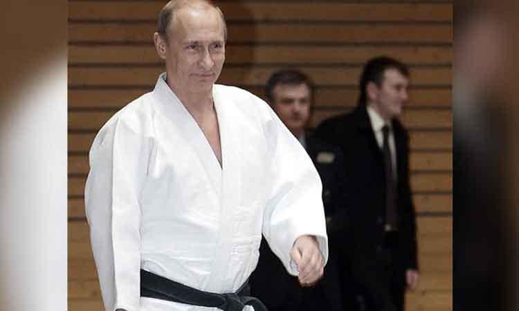 పుతిన్ బ్లాక్‌బెల్ట్ వెన‌క్కి..