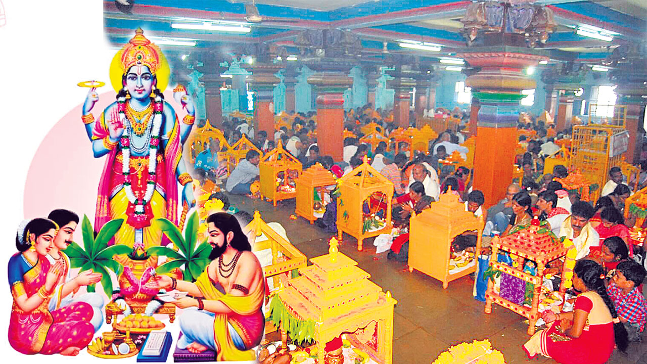 అన్నవరం తర్వాత ఆ స్థాయిలో సత్యనారాయణ వ్రతాలు జరిగే క్షేత్రం ఇదే !