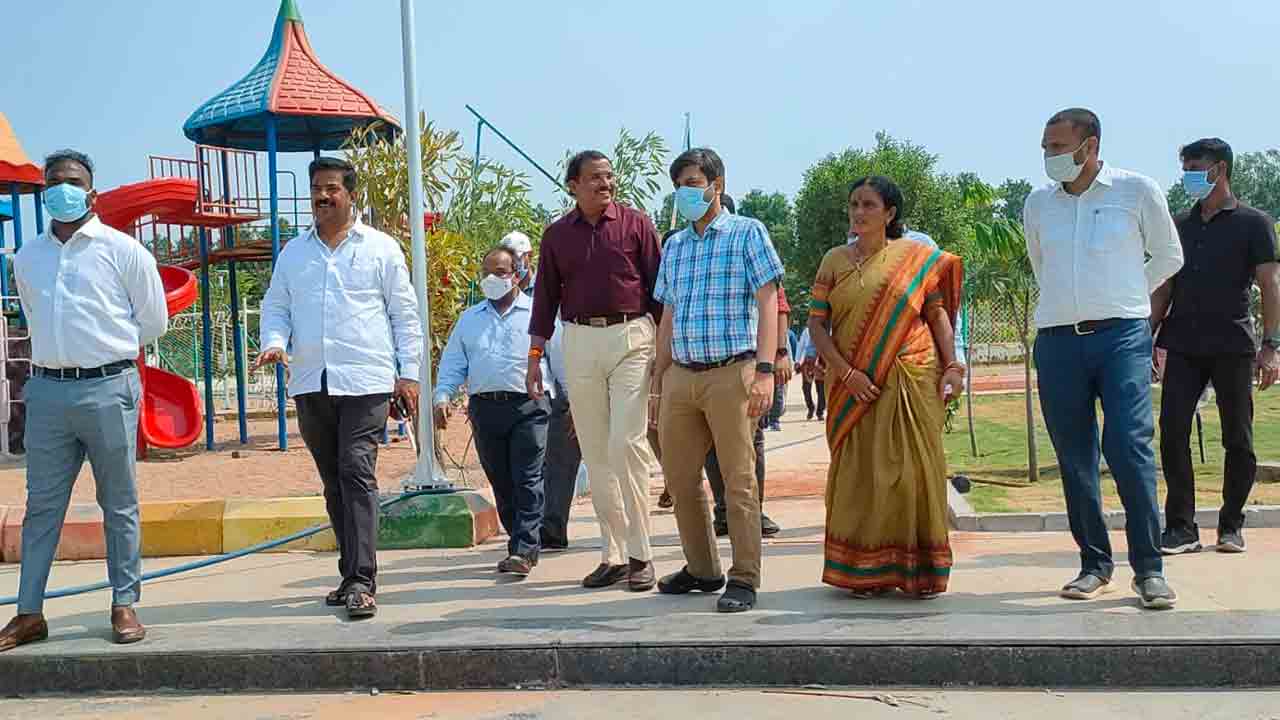 కొత్త చెరువు సుందరీకరణ పనులు త్వరితగతిన పూర్తి చేయాలి : ఎన్. సత్యనారాయణ