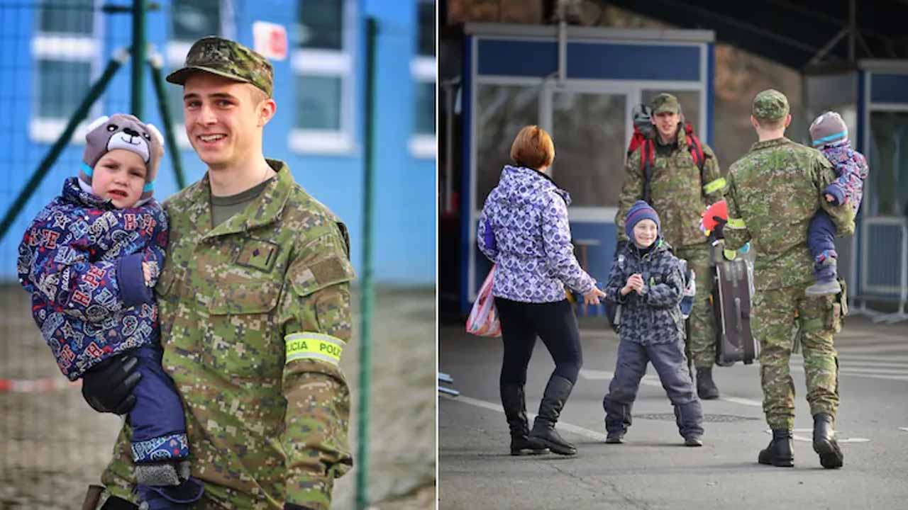 Video viral: ఉక్రెయిన్ శ‌ర‌ణార్థి పిల్ల‌ల‌తో స్లావాక్ రిప‌బ్లిక్‌  పోలీసుల ఆట‌లు..హృద్య‌మైన వీడియో!!