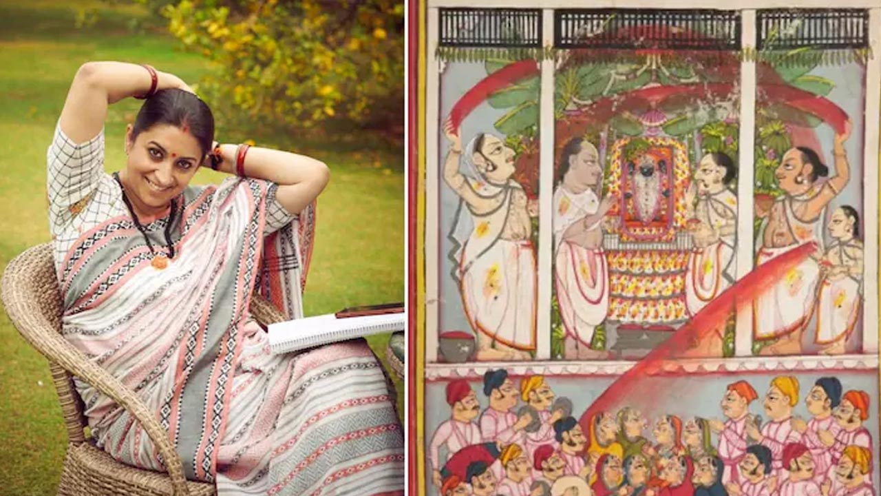 కేంద్ర‌మంత్రి స్మృతి ఇరానీ స్టైలే వేరు..అంద‌మైన వీడియోతో హోలీ శుభాకాంక్ష‌లు!!