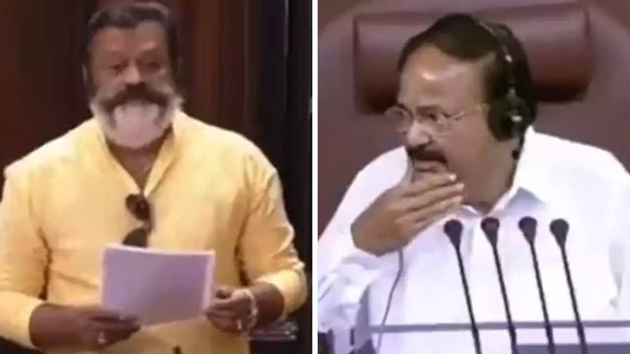 అది మాస్కా..? గ‌డ్డ‌మా?..వెంక‌య్య‌నాయుడి ప్ర‌శ్న‌కు రాజ్య‌స‌భ‌లో విర‌బూసిన న‌వ్వులు!!