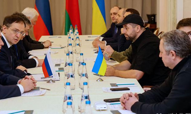 ర‌ష్యా -ఉక్రెయిన్ మ‌ధ్య ప్రారంభ‌మైన రెండో విడ‌త చ‌ర్చ‌లు