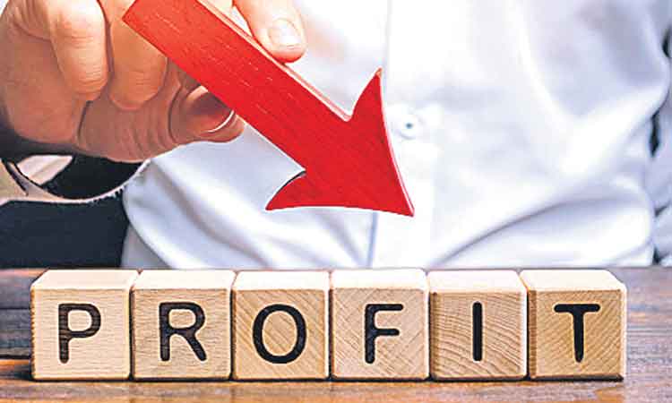 తగ్గనున్న కార్పొరేట్ల లాభాలు