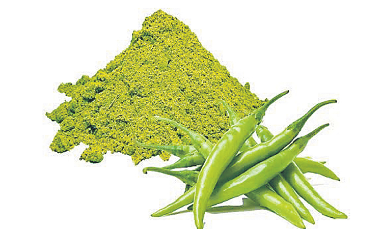 ఆకుపచ్చ కారంపొడి