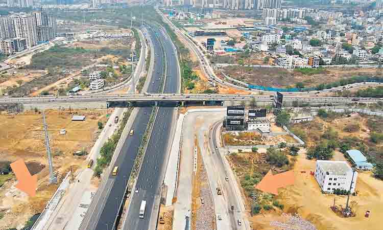 శరవేగంగా ఓఆర్‌ఆర్‌ ఇంటర్‌చేంజ్‌ పనులు