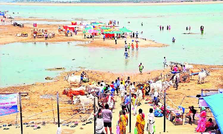 కాళేశ్వర తీరం కోలాహలం