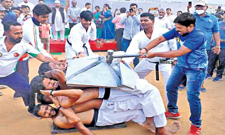 సమ్మర్‌ కోచింగ్‌ క్యాంప్‌లో సాహస విన్యాసాలు