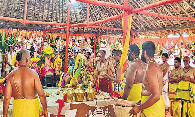 వైభవంగా ప్రతిష్ఠాపన మహోత్సవం