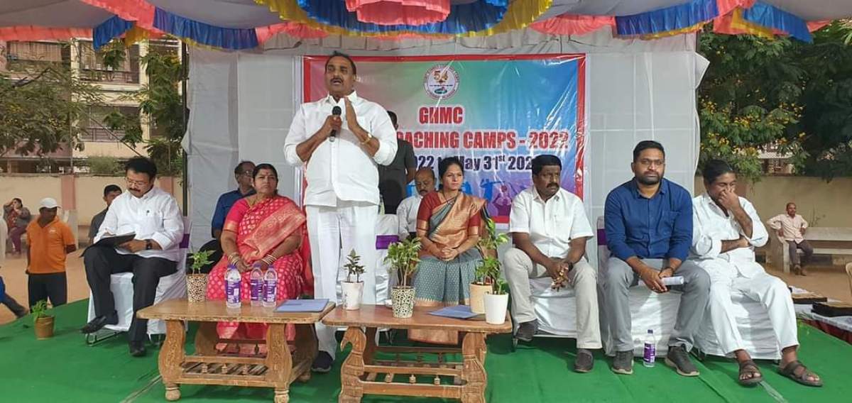 Summer camp | సమ్మర్‌ క్యాంపును సద్వినియోగం చేసుకుందాం :  విప్‌ అరెకపూడి గాంధీ
