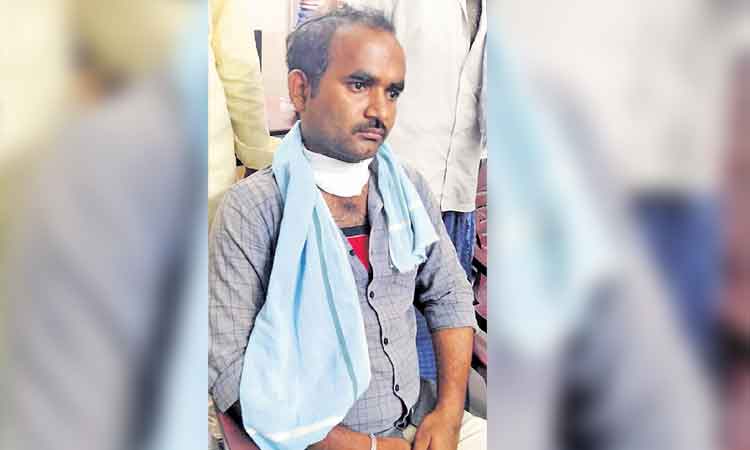 ఇష్టంలేని పెండ్లి చేశారని.. బ్లేడ్‌తో భర్త మెడ కోసిన భార్య