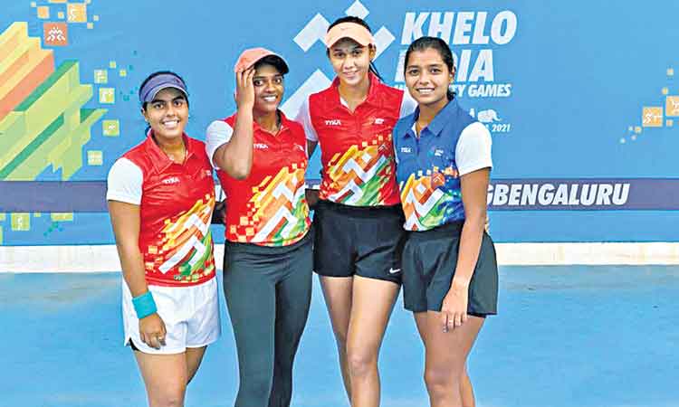 ఓయూ టెన్నిస్‌ టీమ్‌ ముందంజ