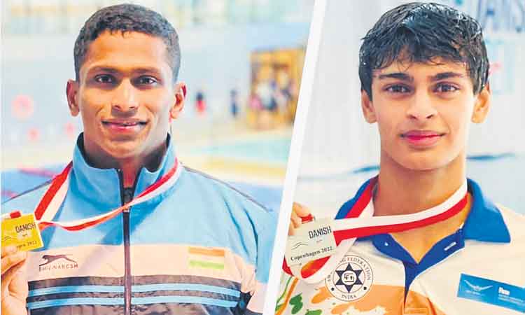 సాజన్‌కు స్వర్ణం, వేదాంత్‌కు రజతం