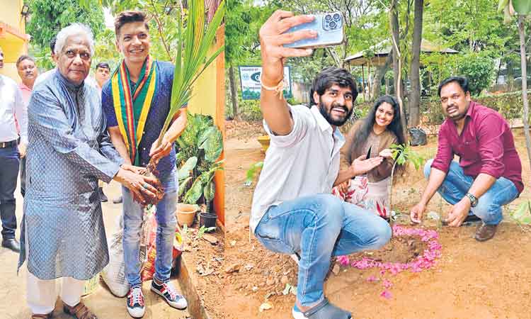 గ్రీన్‌ ఇండియా చాలెంజ్‌లో ‘ధ‌ర్మ‌పురి’ చిత్ర‌బృందం