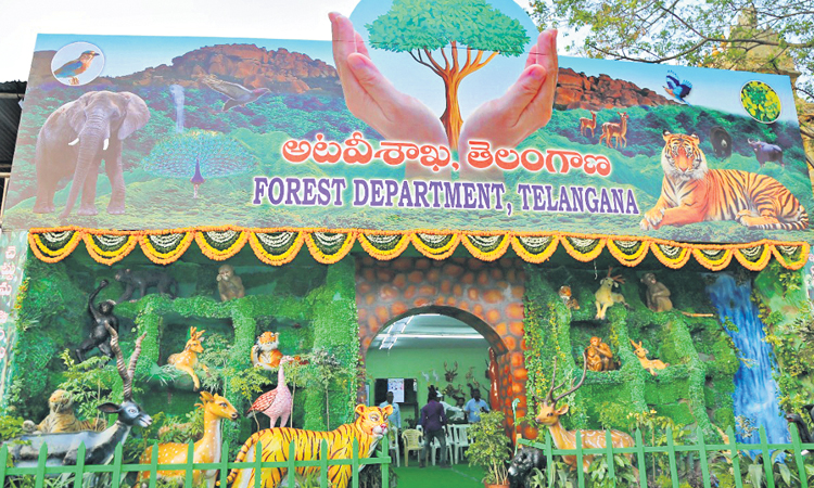 తెలంగాణ అటవీశాఖకు ప్రథమ బహుమతి