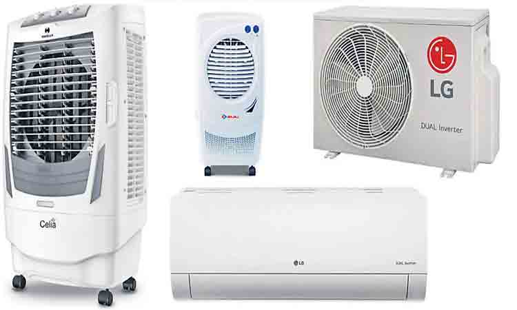 ఏసీలు, కూలర్లకు భలే గిరాకీ