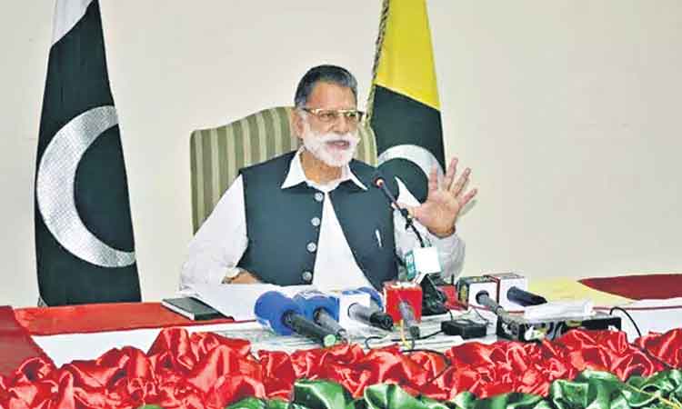 పీవోకే ప్రధాని రాజీనామా