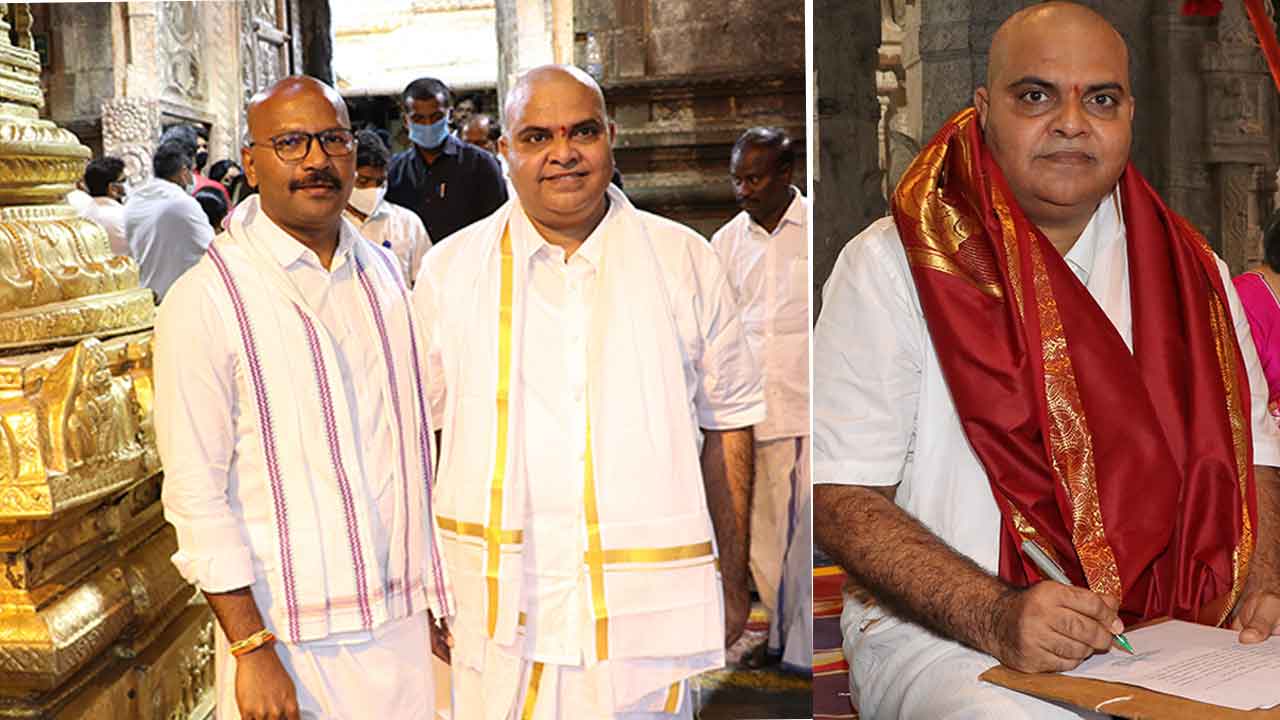 టీటీడీ సీవీఎస్వోగా నరసింహ బాధ్యతల స్వీకరణ..