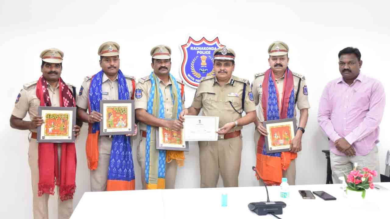 దేశంలోనే అత్యుత్త‌మ ఐదో పోలీసు స్టేష‌న్‌గా ‘ఆలేరు’ పీఎస్