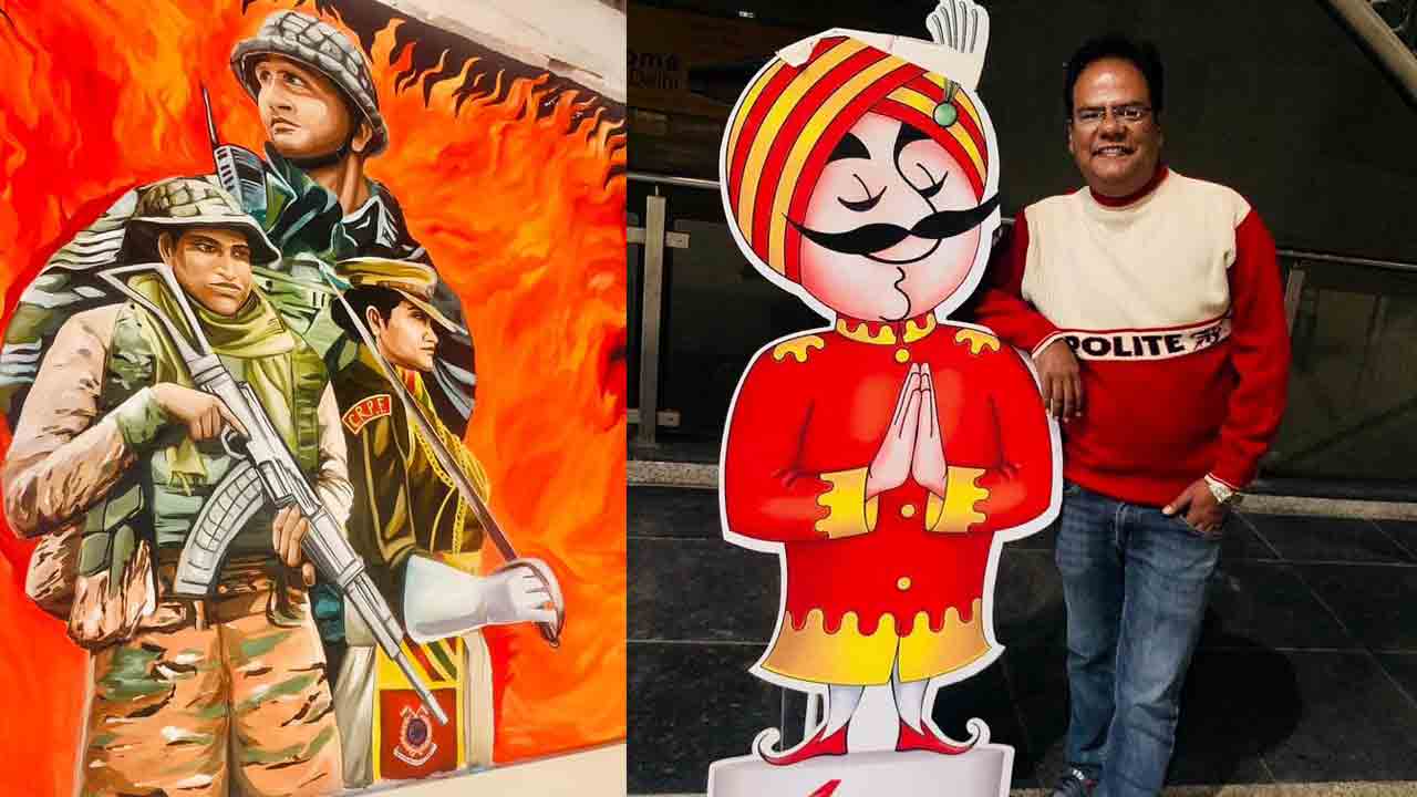 కార్పొరేట్ జాబ్ వ‌దిలేసి.. రైల్వే స్టేష‌న్ల‌కు పెయింటింగ్‌లు వేయిస్తున్నాడు.. ఎందుకో తెలుసా