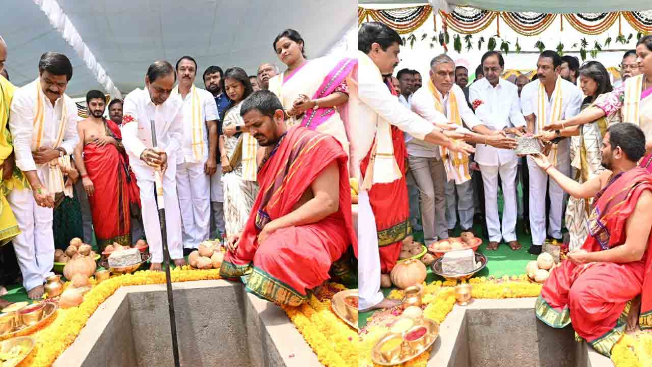 ఎల్బీన‌గ‌ర్ టిమ్స్‌కు ముఖ్య‌మంత్రి కేసీఆర్ భూమిపూజ‌