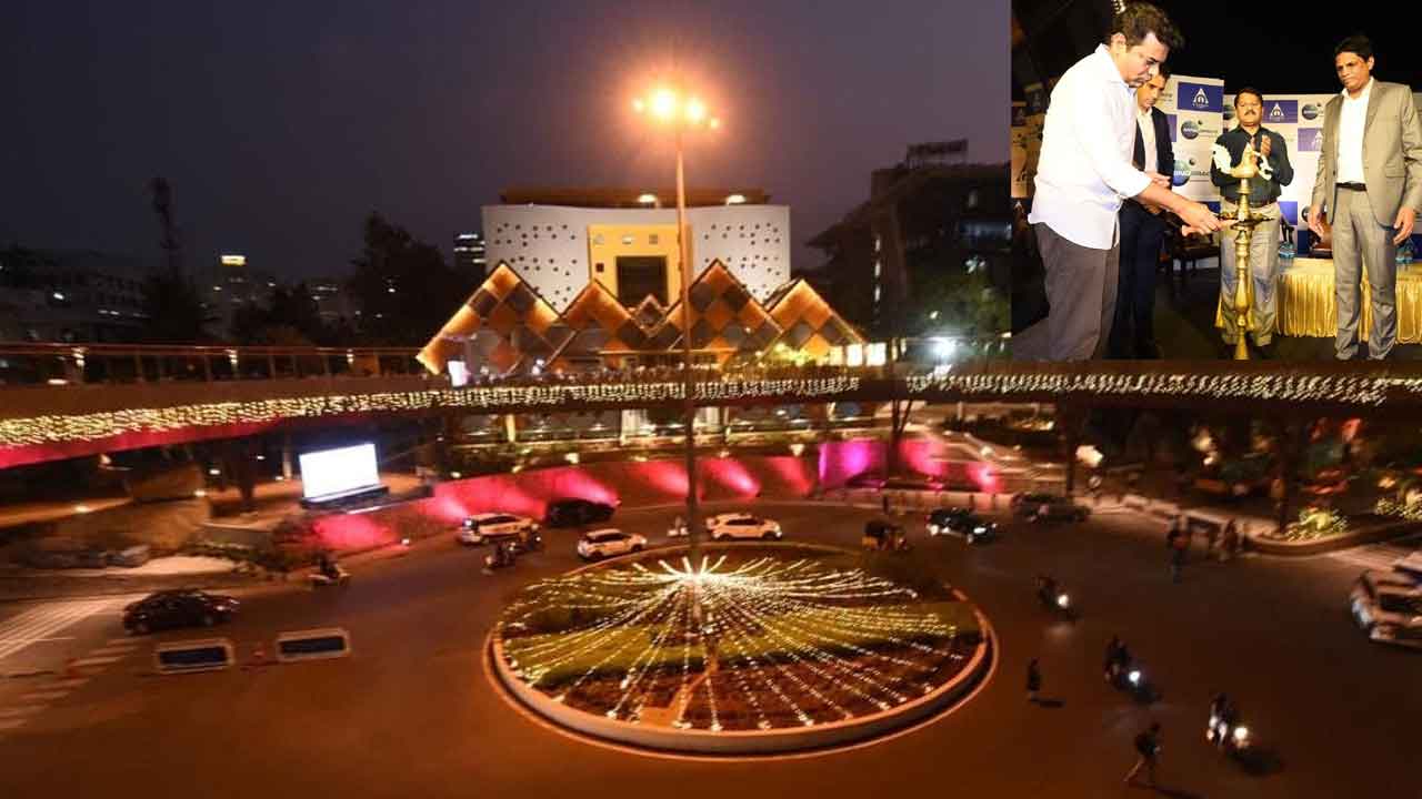 IT Minister KTR |  మైండ్ స్పేస్ స్కైవాక్ ప్రారంభం.. ఇలా క‌నెక్టివిటీ!
