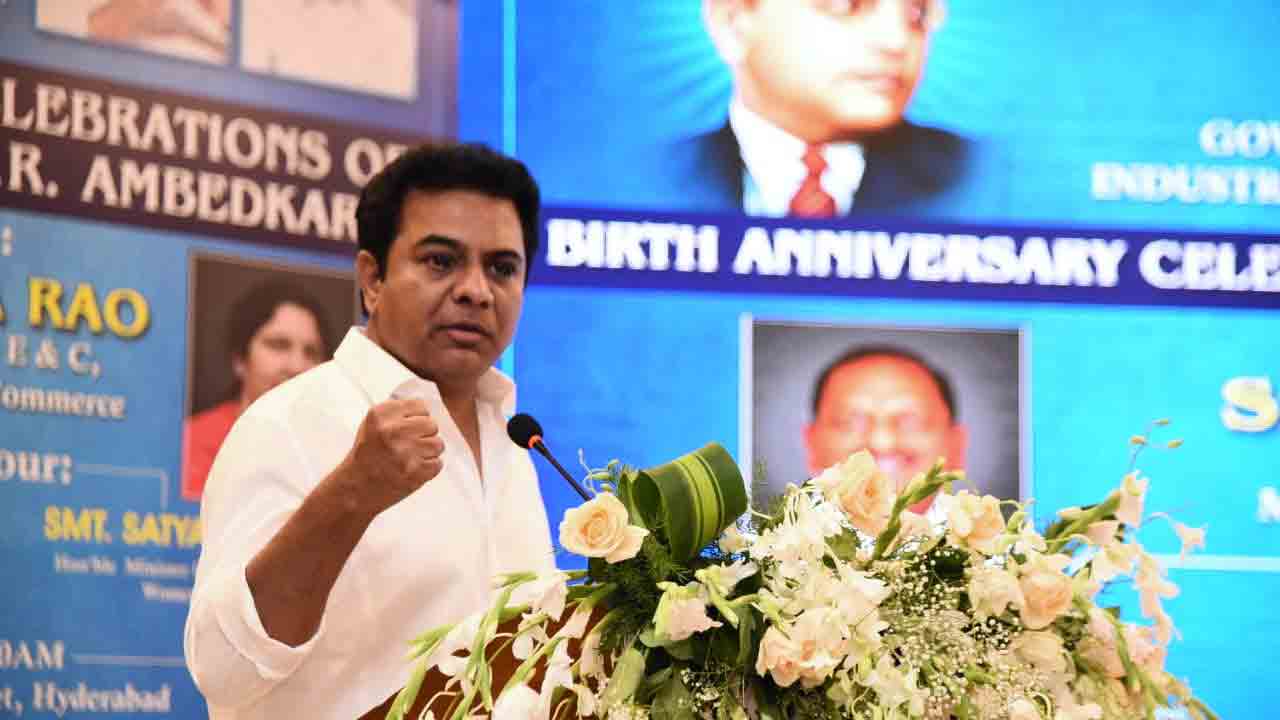 అంబేద్క‌ర్ వ‌ల్లే తెలంగాణ వ‌చ్చింది : మంత్రి కేటీఆర్