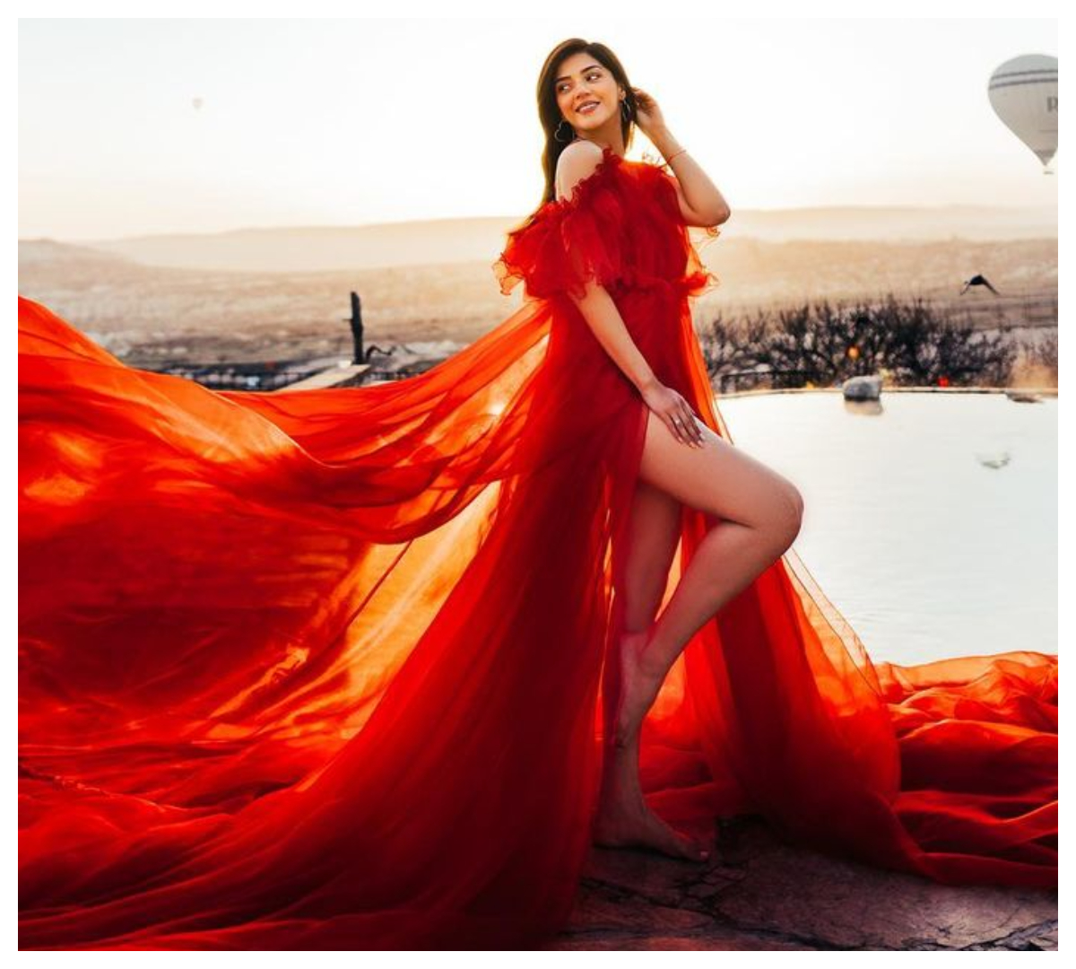 Mehreen Kaur Pirzada | రెడ్ క‌ల‌ర్ డ్రెస్‌లో పిచ్చెక్కించిన మెహ్రీన్ పిర్జాదా..