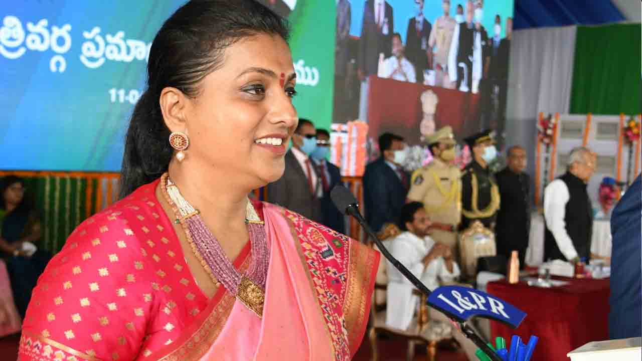 మంత్రి రోజాకు కేటాయించిన శాఖ అదేన‌ట‌..! సోష‌ల్ మీడియాలో వైర‌ల్