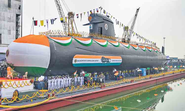 ఐఎన్‌ఎస్‌ వగ్‌శీర్‌ జలాంతర్గామి ఆవిష్కరణ