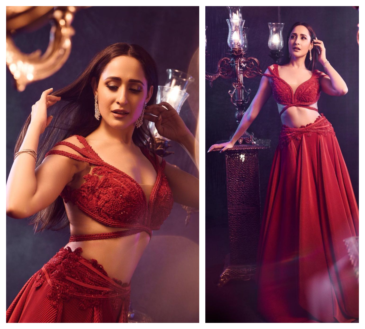 Pragya Jaiswal | రెడ్ క‌ల‌ర్‌ డ్రెస్‌లో అందాల‌ను ఒల‌కిస్తున్న ప్రగ్యా జైస్వాల్‌..