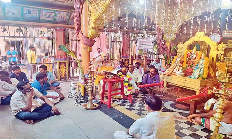 ఆలయాల్లో పంచాంగ శ్రవణం