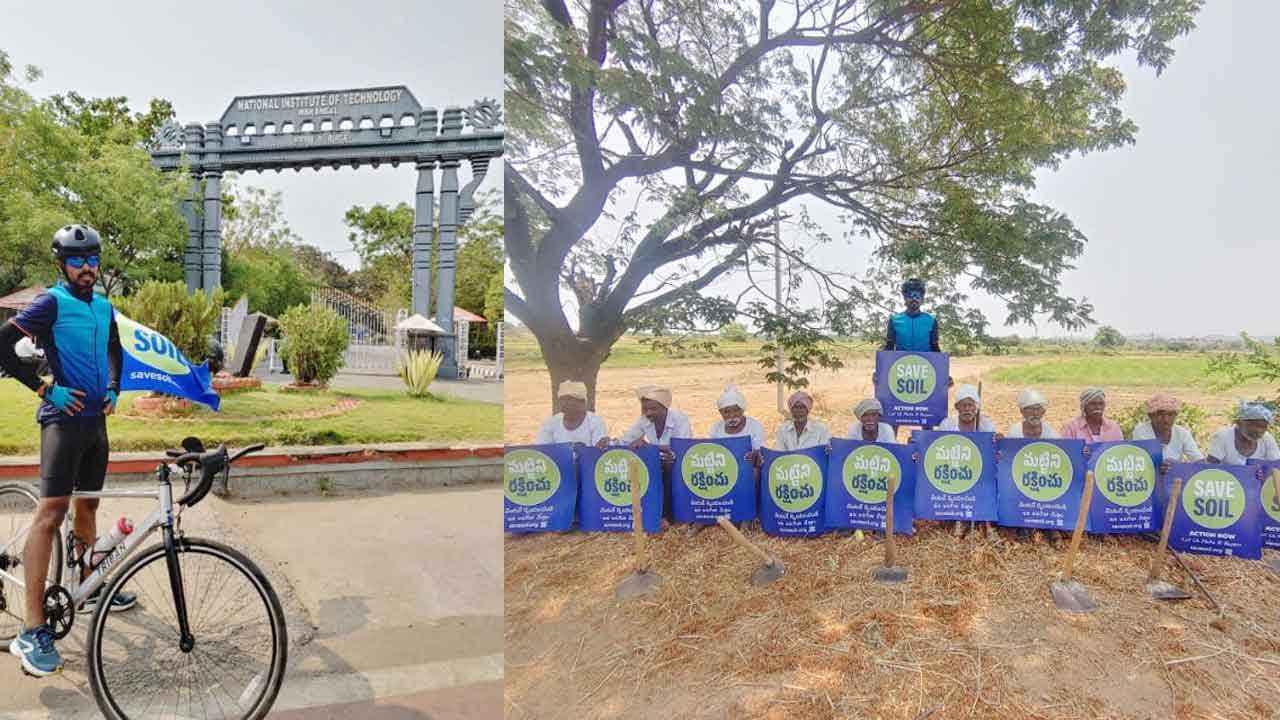 Cycling For Save Soil | భూ ప‌రిర‌క్ష‌ణ కోసం తెలంగాణ వ్యాప్తంగా సైక్లింగ్ !