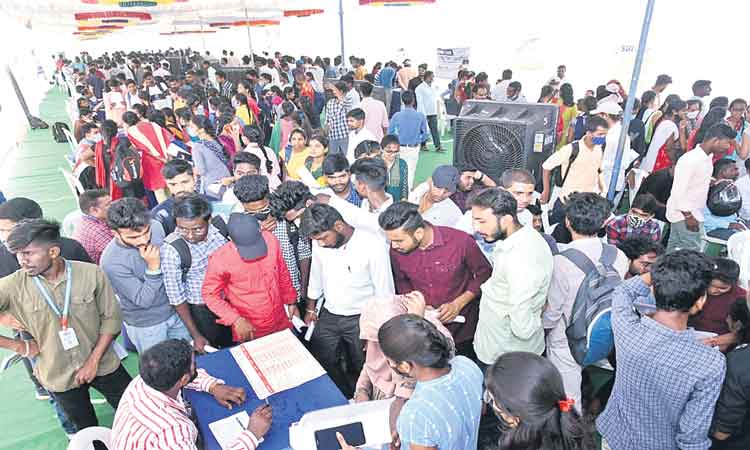 సిద్దిపేట జాబ్‌మేళాకు విశేష స్పందన