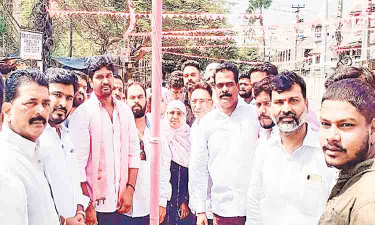 నగర దీపిక..టీఆర్‌ఎస్‌ పతాక