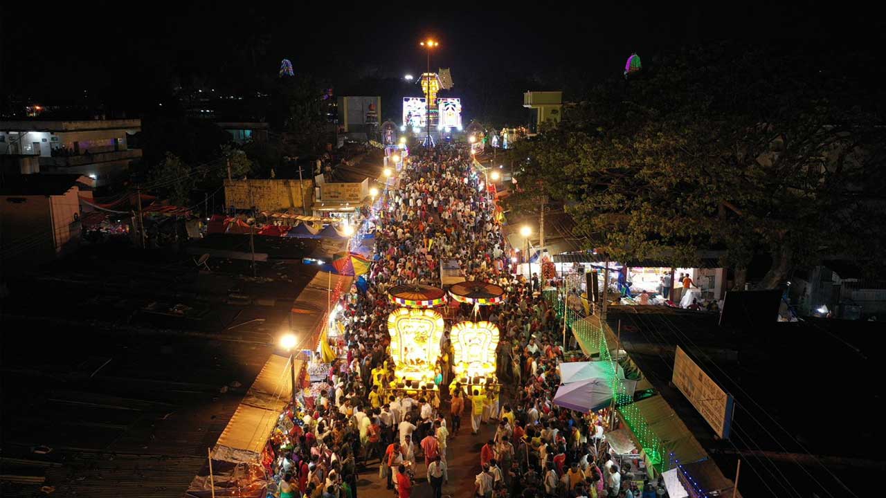 Srisailam Temple | నందివాహనంపై ఆది దంపతుల విహారం.. వైభవోపేతంగా ప్రభోత్సవం