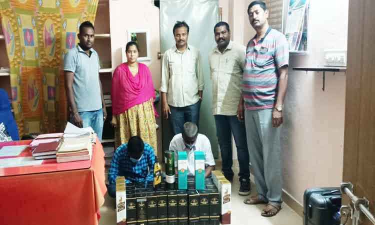 వరంగల్‌లో హర్యానా మద్యం పట్టివేత