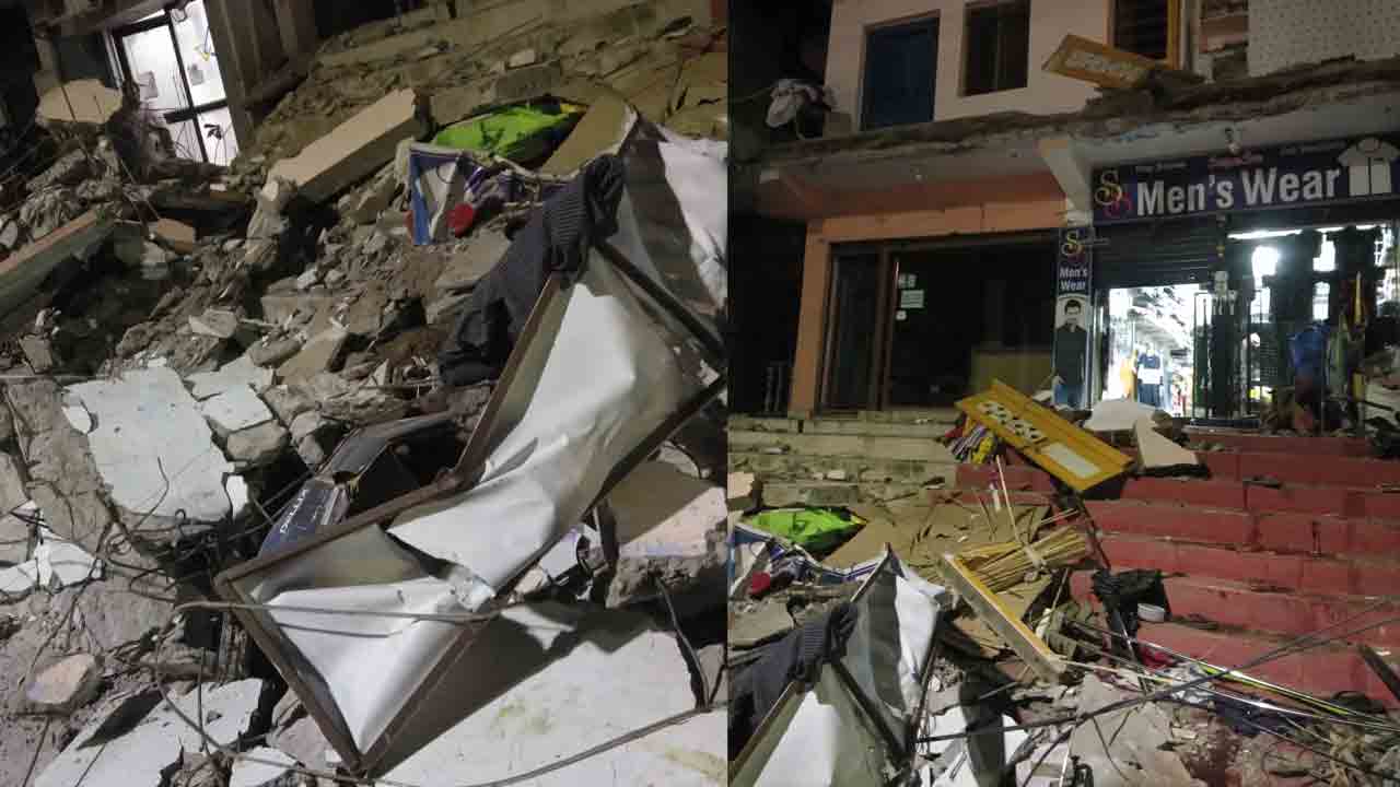 యాద‌గిరిగుట్ట‌లో కుప్ప‌కూలిన భ‌వ‌నం.. న‌లుగురు మృతి