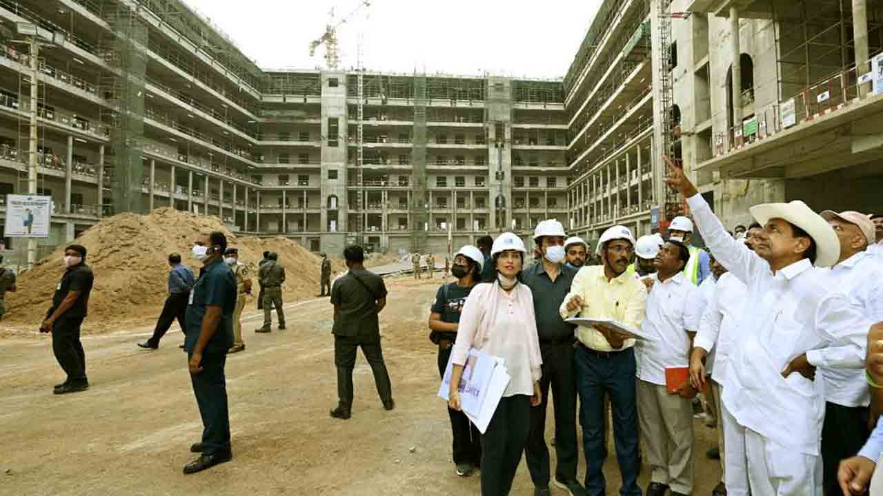 కొత్త సెక్ర‌టేరియ‌ట్‌ను అద్భుతంగా తీర్చిదిద్దాలి: సీఎం కేసీఆర్‌