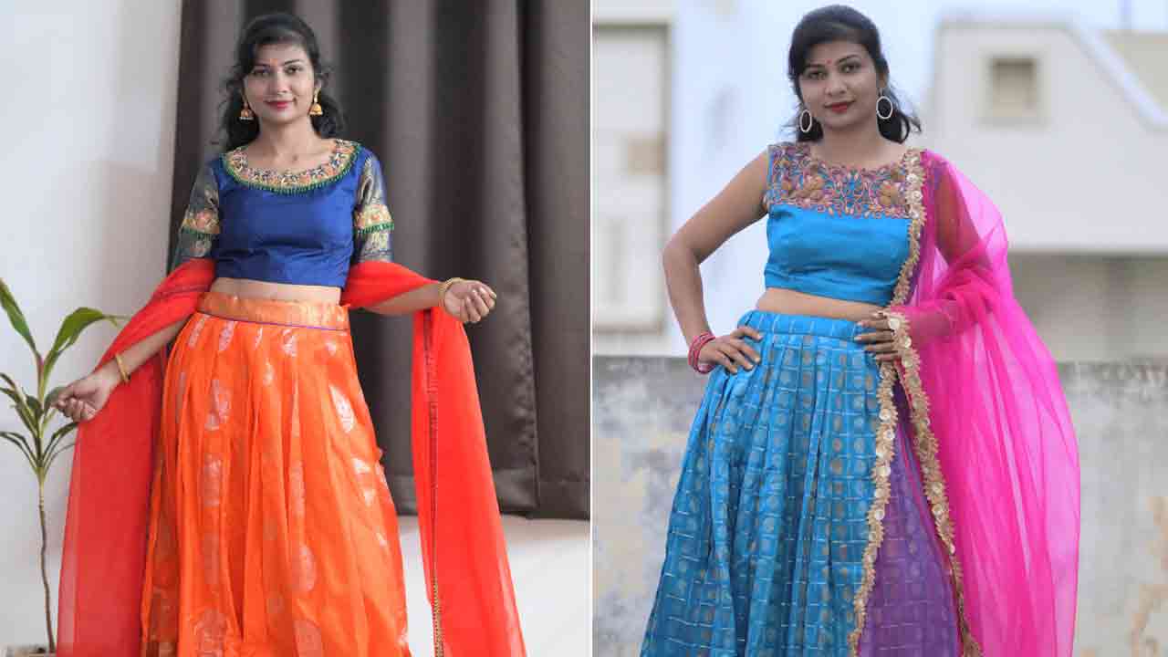 Langa Voni Fashion | పెండ్లిళ్ల సీజ‌న్‌లో సంప్ర‌దాయ లంగా ఓణీల‌దే హ‌వా !!