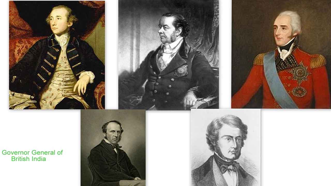 1857 వరకు.. వీరే గవర్నర్ జనరల్స్