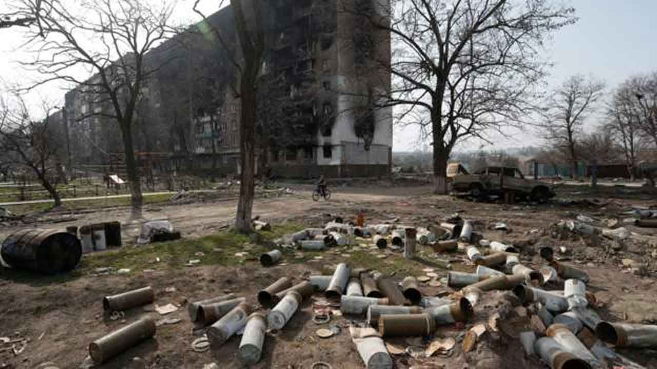 మారియ‌పోల్ బీభ‌త్సం.. డ్రోన్ వీడియోలు