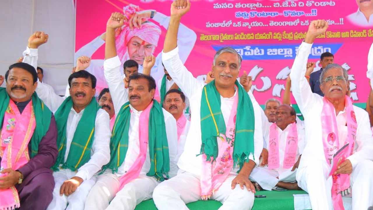 నాడు స్వ‌రాష్ట్రం కోసం.. నేడు తెలంగాణ రైతుల కోసం..మాది ధ‌ర్మ‌పోరాటం:  మంత్రి హ‌రీశ్‌రావు